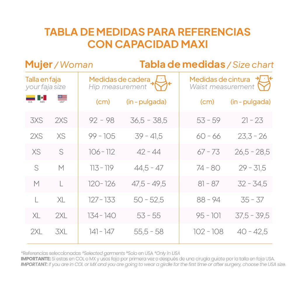 Faja de Compresión Media para Uso Diario y Postparto con Efecto Levantacola | MYD F0269 - fajascolombianas