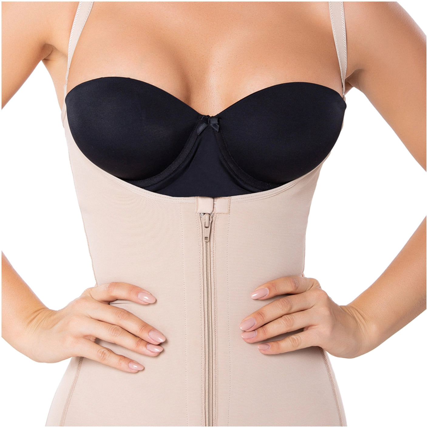 Body Faja Colombiana Diane & Geordi 2411 Powernet Postparto Levanta Glúteos Control Abdominal - fajascolombianas