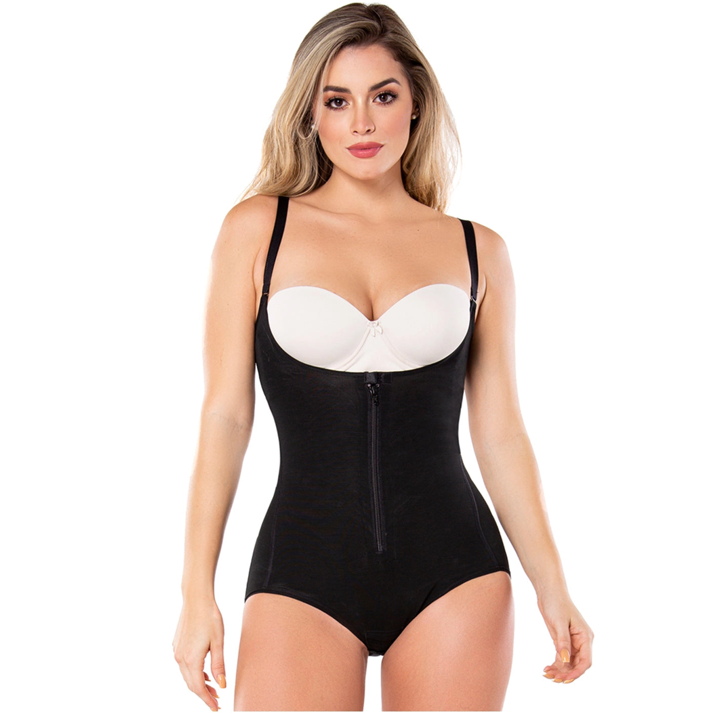 Body Faja Colombiana Diane & Geordi 2411 Powernet Postparto Levanta Glúteos Control Abdominal - fajascolombianas