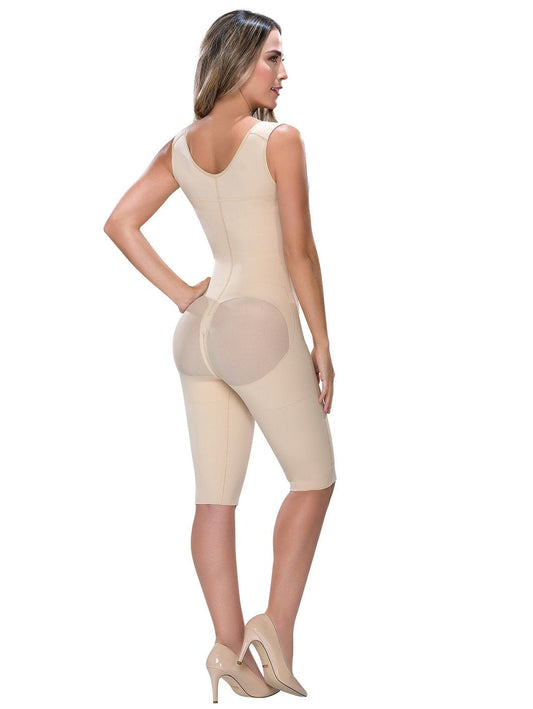 Faja Body Postoperatoria Busto Libre de Alta Compresión MYD 0879 Figura Reloj de Arena - fajascolombianas