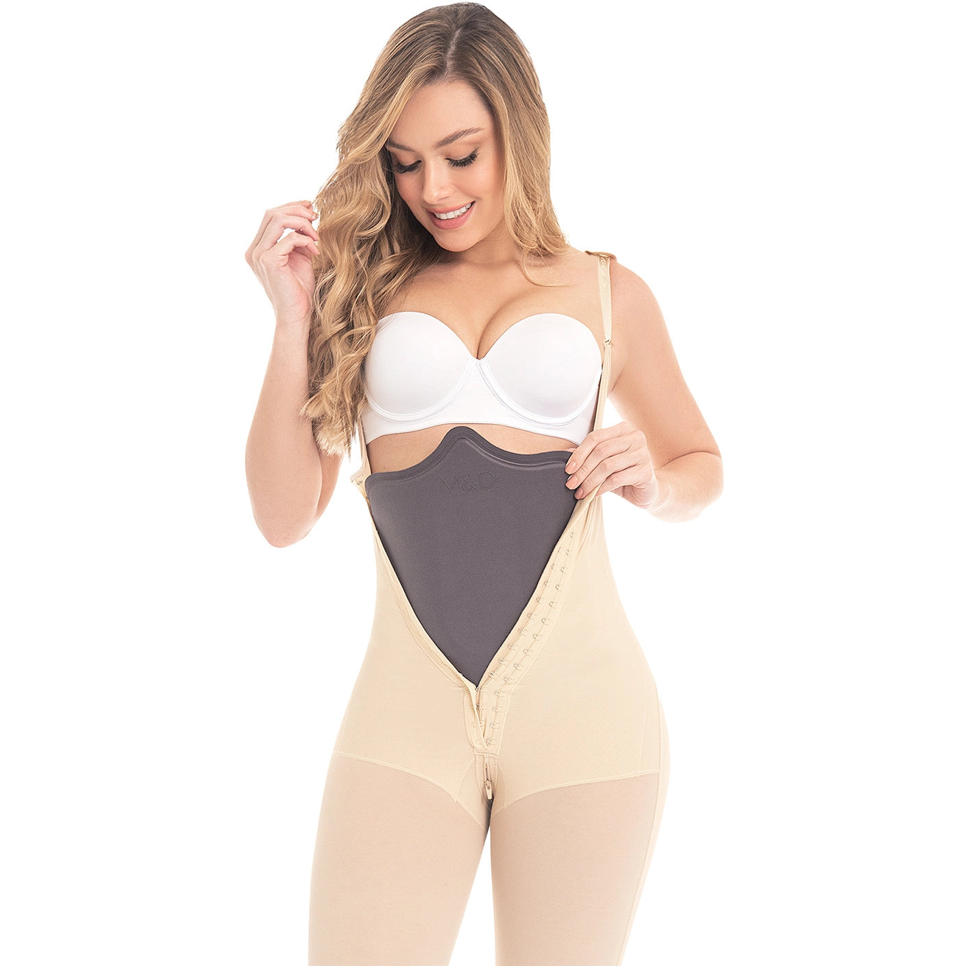 Tabla Abdominal Postoperatoria M&D 9105 Colombiana para Lipo, BBL y Control de Abdomen - fajascolombianas