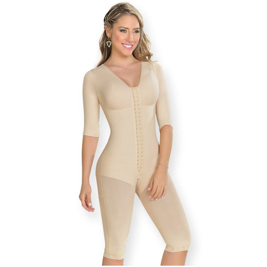 Faja Body Postoperatoria Etapa 2 con Mangas M&D 0161 - fajascolombianas