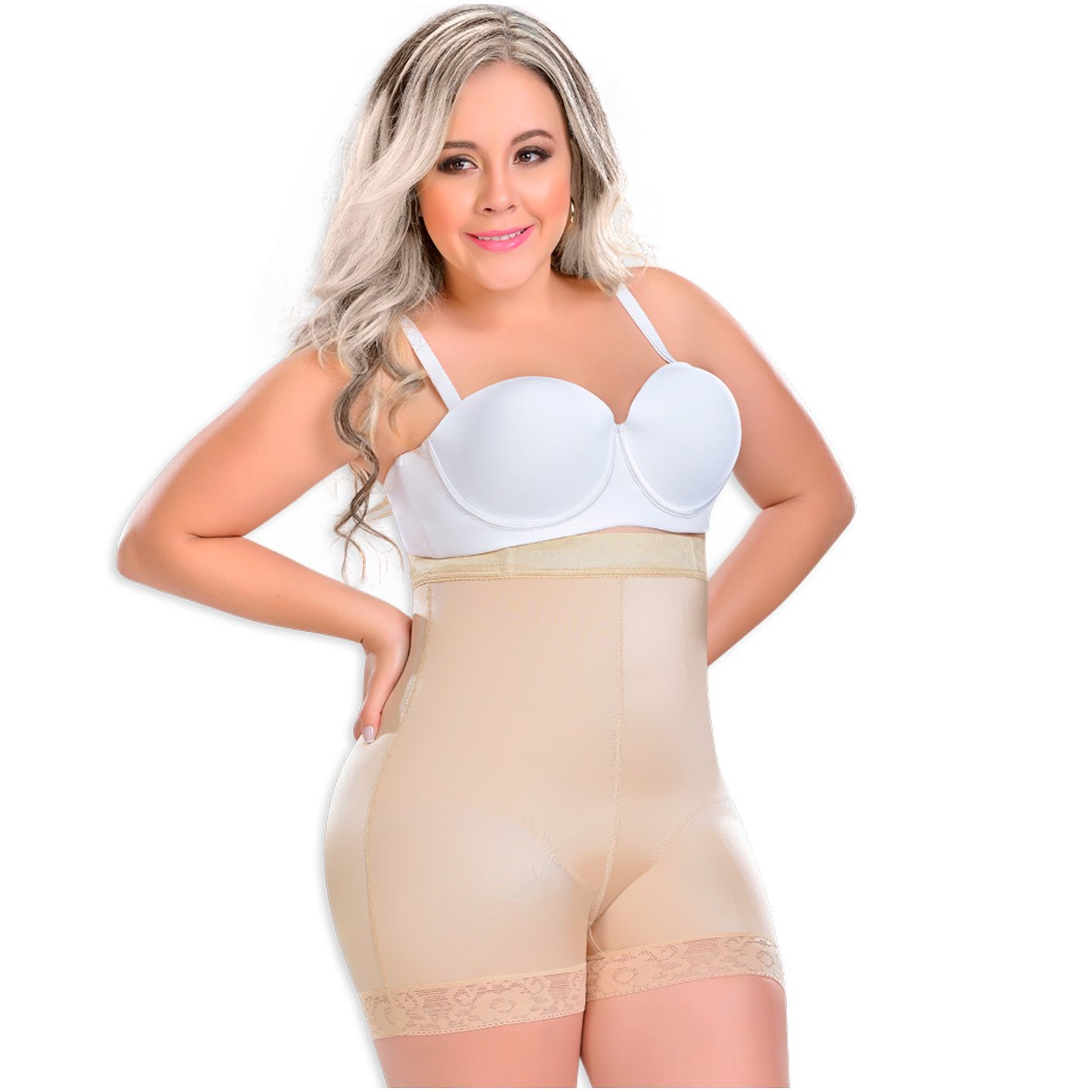 Short Faja Colombiana Cintura Extra Alta M&D 0216 - fajascolombianas