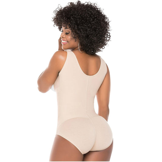 Faja Salome 0419 Powernet Levanta Glúteos Tipo Hiphugger Media Pierna Busto Libre Control Abdominal - fajascolombianas