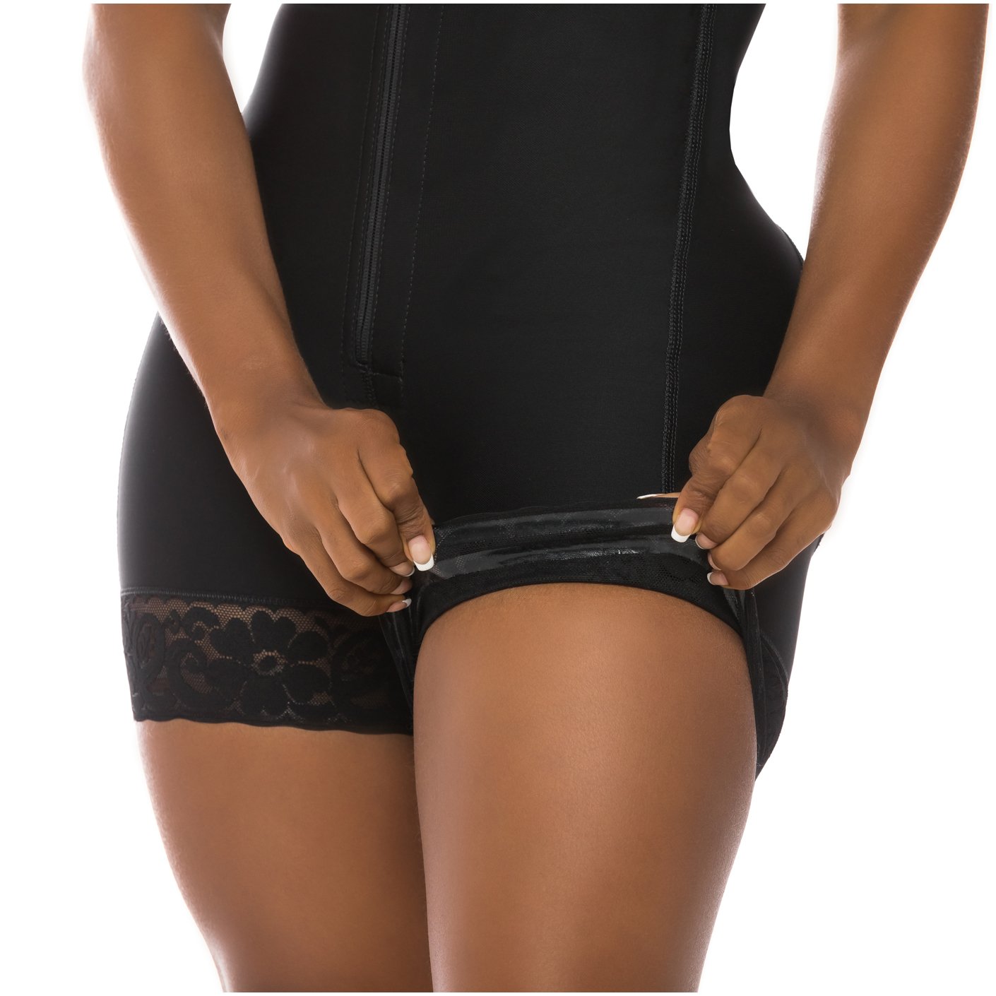 Fajas Salome 0215 | Faja moldeadora postparto | Faja moldeadora de glúteos sin tirantes de uso diario para vestidos - fajascolombianas