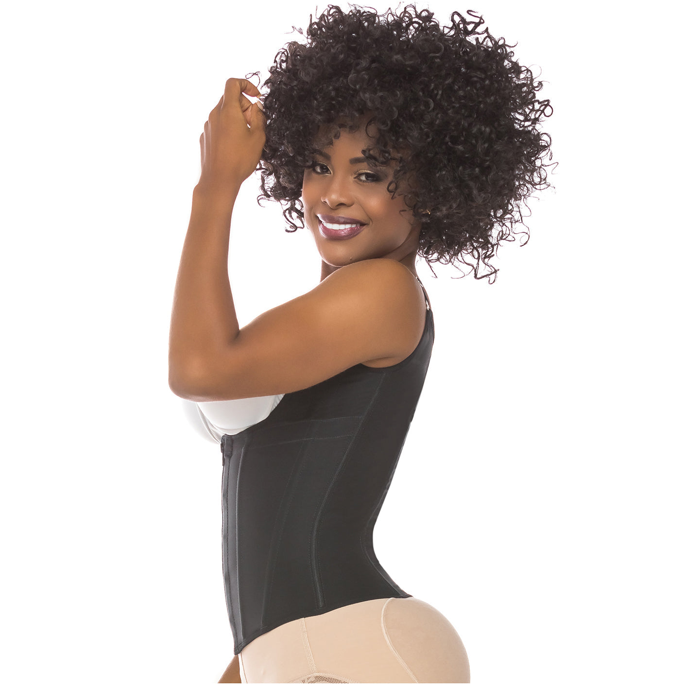 Postpartum Natural-birth and Everyday Shapewear Inner Hooks, Adjustable Straps, Medium Compression Fajas Salome 0313-5-Shapes Secrets Fajas