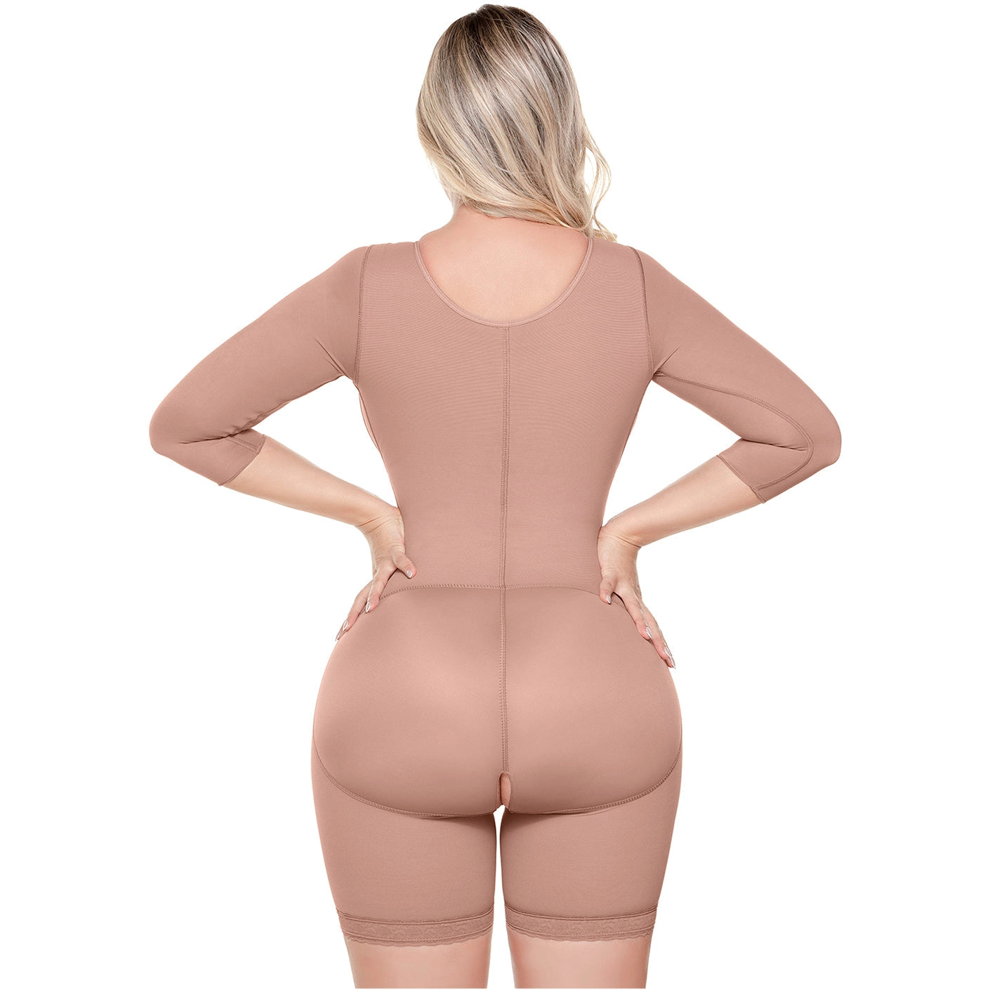 Faja Colombiana Postoperatoria con Mangas y Sujetador Etapa 2 SON-103BF Alta Compresión - fajascolombianas