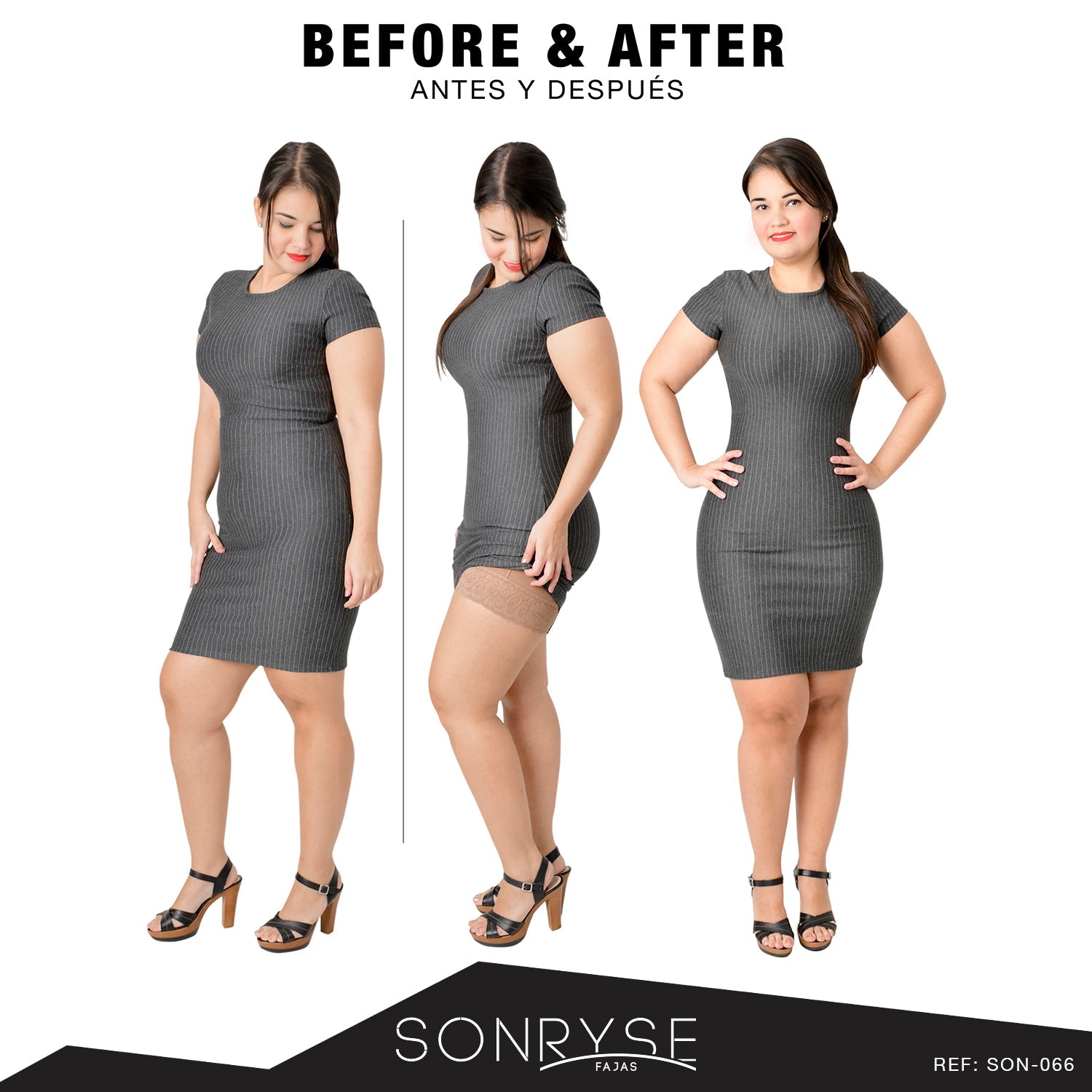 Daily Use Best Everyday Shapewear Medium compression & high-back design Fajas Sonryse086BF-10-Shapes Secrets Fajas