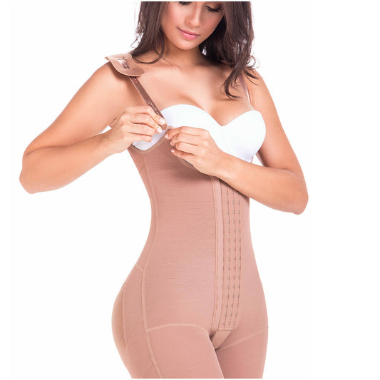 Fajas MariaE 9152 Postsurgical & Postpartum Garment – High Compression & Mid-Back Coverage