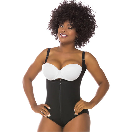 Fajas Salome 0417 | Open Bust Tummy Control Butt Lifter Shapewear for Women | Hiphugger Daily Use Body Shaper | Powernet