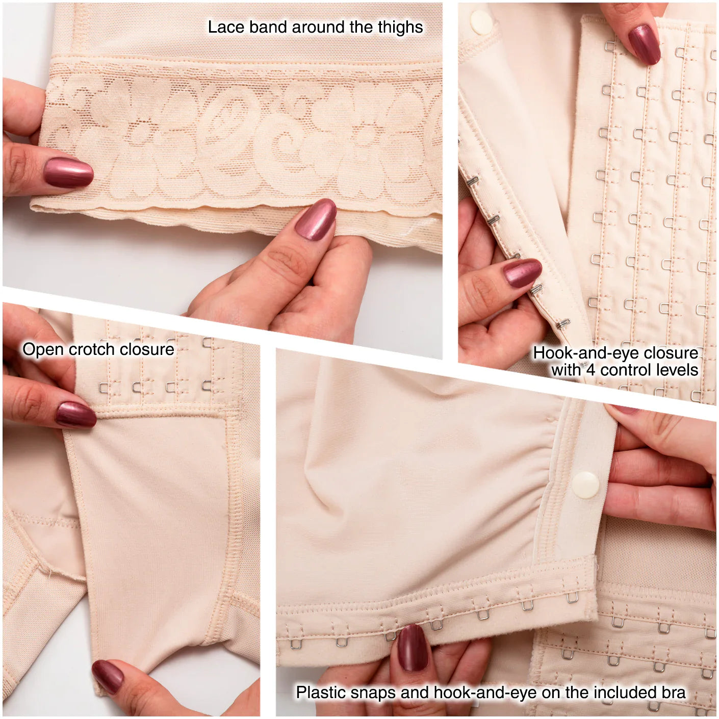 Daily Use Best Everyday Shapewear Medium compression & high-back design Fajas Sonryse086BF-9-Shapes Secrets Fajas