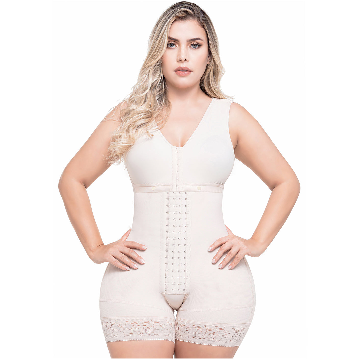 Daily Use Best Everyday Shapewear Medium compression & high-back design Fajas Sonryse086BF-1-Shapes Secrets Fajas